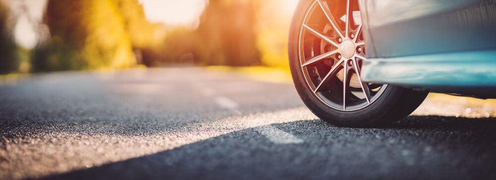 sun and heat on asphalt
