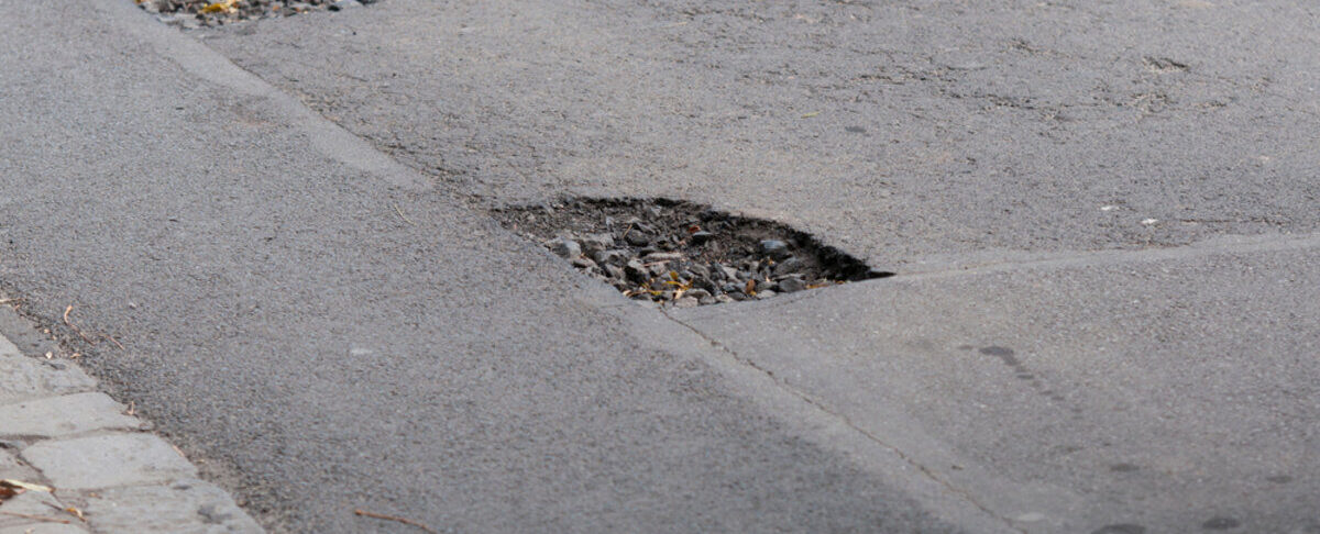 repair cracks and potholes