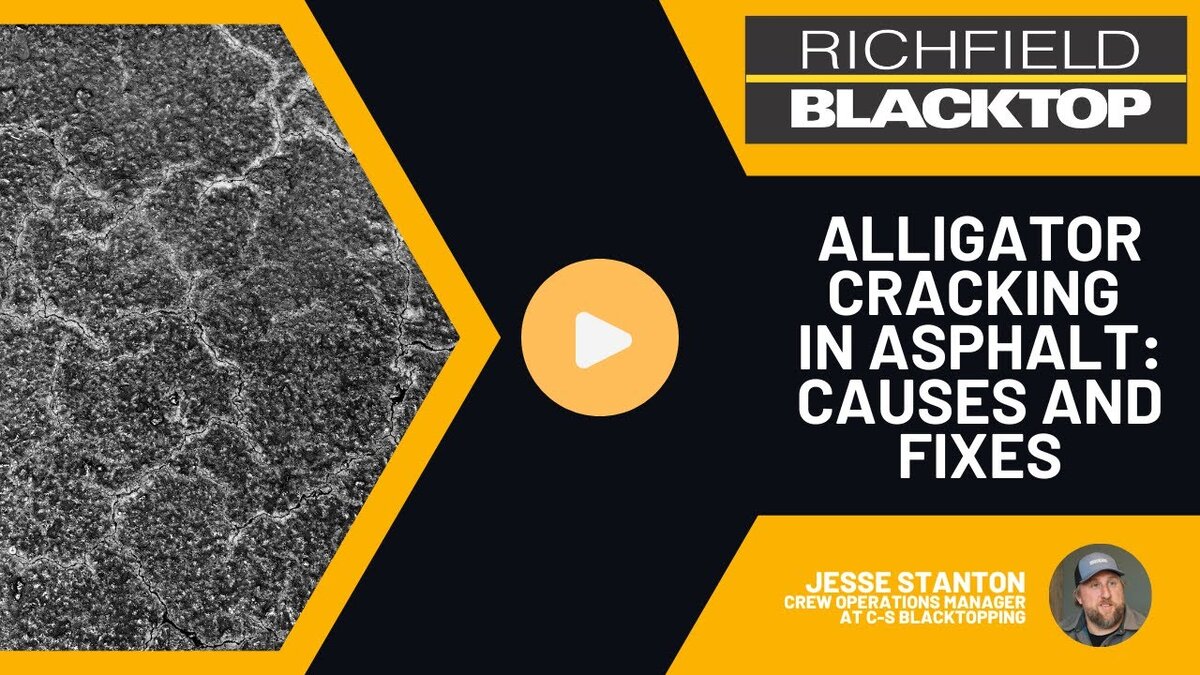 alligator cracking in asphalt causes and fixes