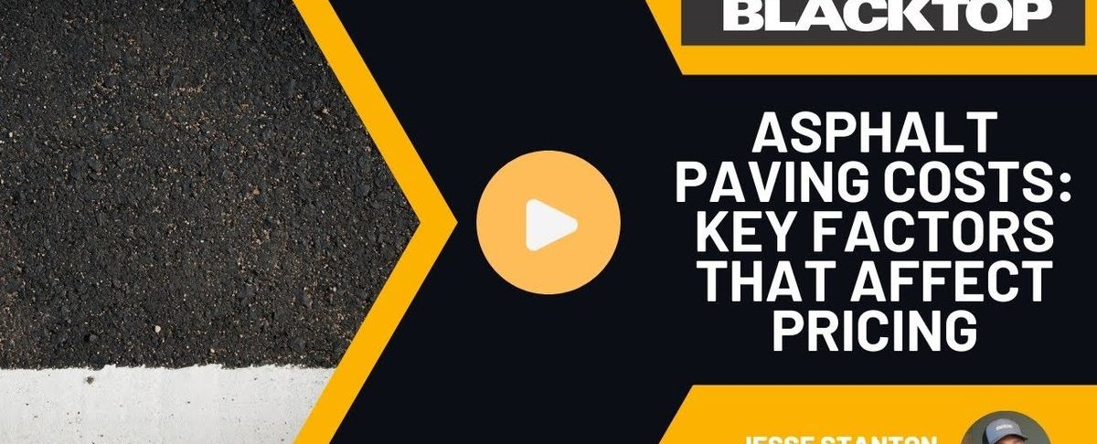 Asphalt Paving Costs: Key Factors That Affect Pricing