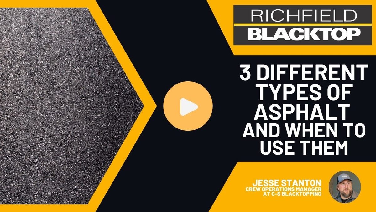 3 Different Types of Asphalt and When to Use Them