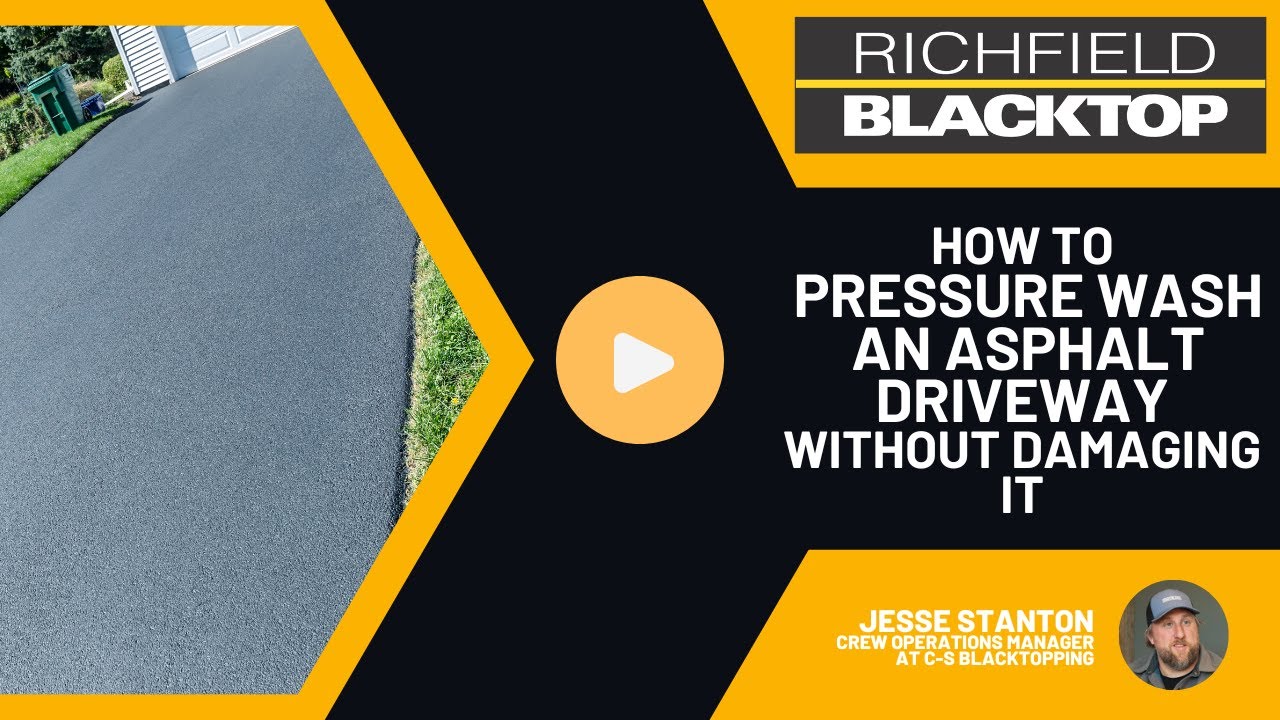 How to Pressure Wash an Asphalt Driveway Without Damaging It